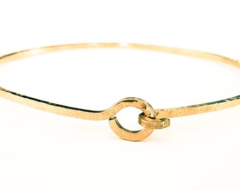Knotted Bangle Bracelet, Gold Stacking Bangle, Gold Bracelets, Bangle Bracelet, Textured Bracelet, Handmade Bracelets, Venexia Jewelry