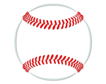 Baseball svg - Baseball svg files - Silhouette files - Baseball clipart - Baseball cut file - Baseball vector - SVG files - DXF files