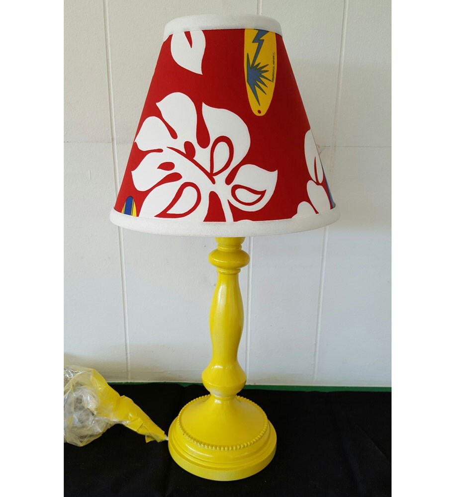 Hawaiian Lamp Base and Shade