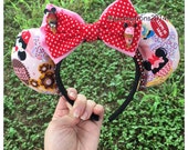Items similar to Minnie and Mickey Sweets Inspired Mickey Ears on Etsy