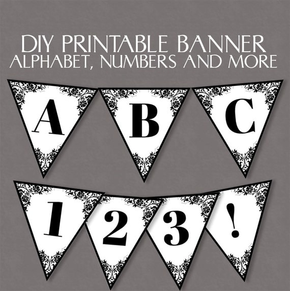 printable full alphabet for banners printable letter templates free