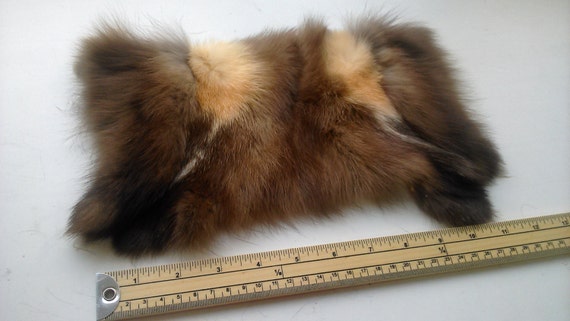 Marten Fabric 4 x 10 Inches Black by Fur495 on Etsy