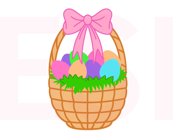 Easter Basket svg Easter svg svg cutting files for use