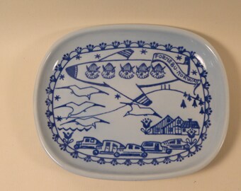 Stavangerflint Dish/Plate designed by Kari Nyquist Old Oslo Airport