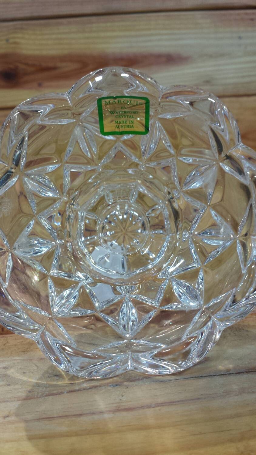 Marquis by Waterford Crystal Candle Holder by ArtMaxAntiques