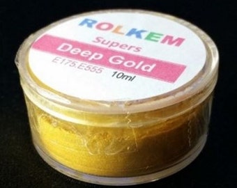 Deep Gold Metallic Super Dust By Rolkem DUS200