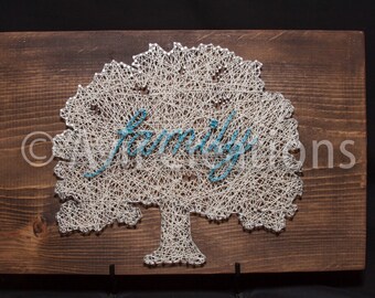 Custom Family Tree String Board