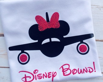 Disney Bound Shirt, Girls Disney Shirt, Disney Airplane