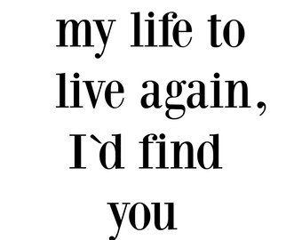 Typography Inspirational and Motivational Quote " If I had my life to live again..." Art Poster Print in A0-A1-A2-A3-A4 sizes