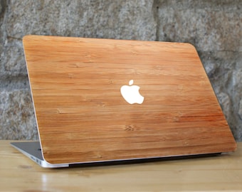 Bamboo Skin Macbook, Macbook Air Bamboo Sticker, Macbook Pro Bamboo Decal, Bamboo Skin Cover for Macbook, Bamboo Macbook, Wood Macbook