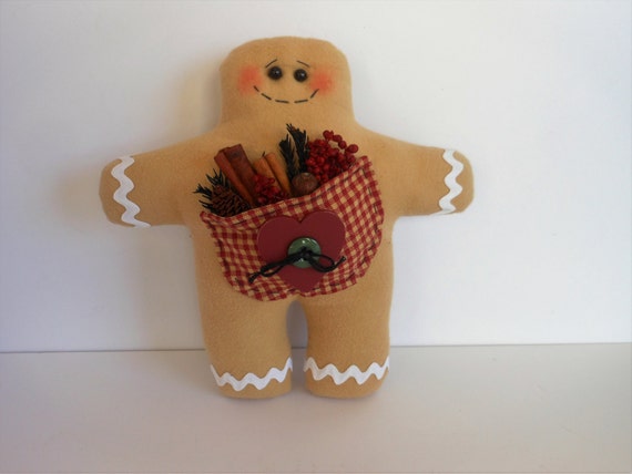 stuffed gingerbread people