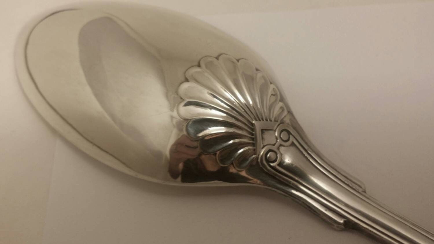 Eales 1779 Serving Spoon, Silver Plated Serving Spoon, Serving Spoon