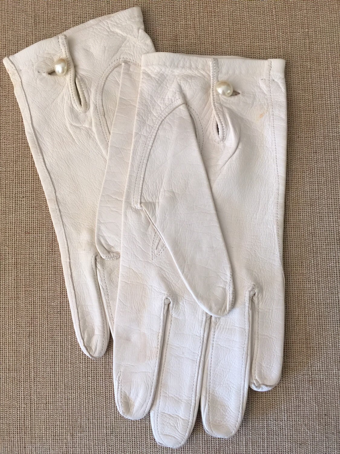 Kid Gloves White Mid Century Attire Womens Gloves Prom