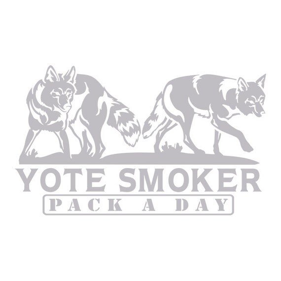 Coyote Hunting Automotive Decal HI-73