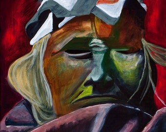 Native American Print from Original Acrylic Painting