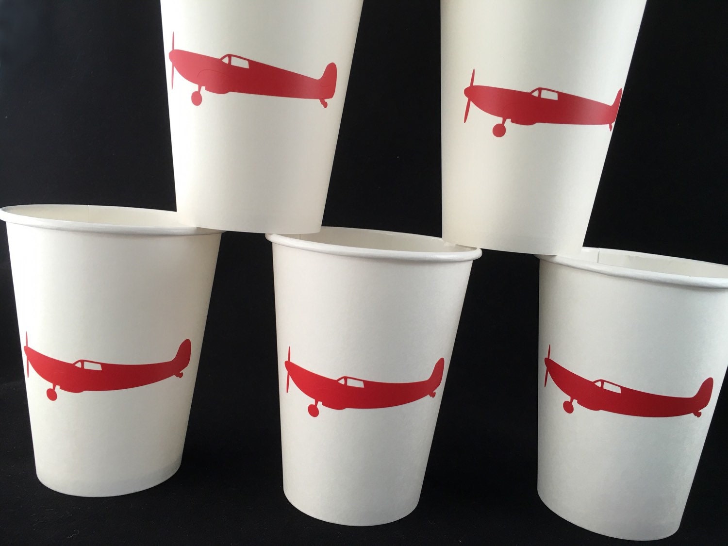Airplane Cups Plane Cups Birthday Airplane Theme