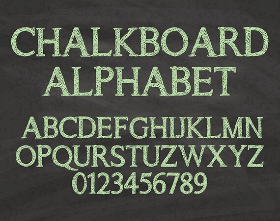 abc chalkboard clipart - photo #17