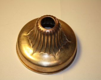 Vintage ( Chandelier ) Light Fixture Brass Canopy