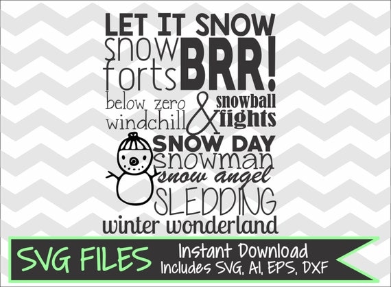 Download Winter Wonderland SVG DXF eps ai vector art Snow Day by ...
