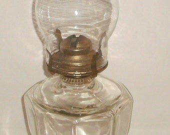 Items similar to Vintage Miniature Rose Oil Lamp on Etsy