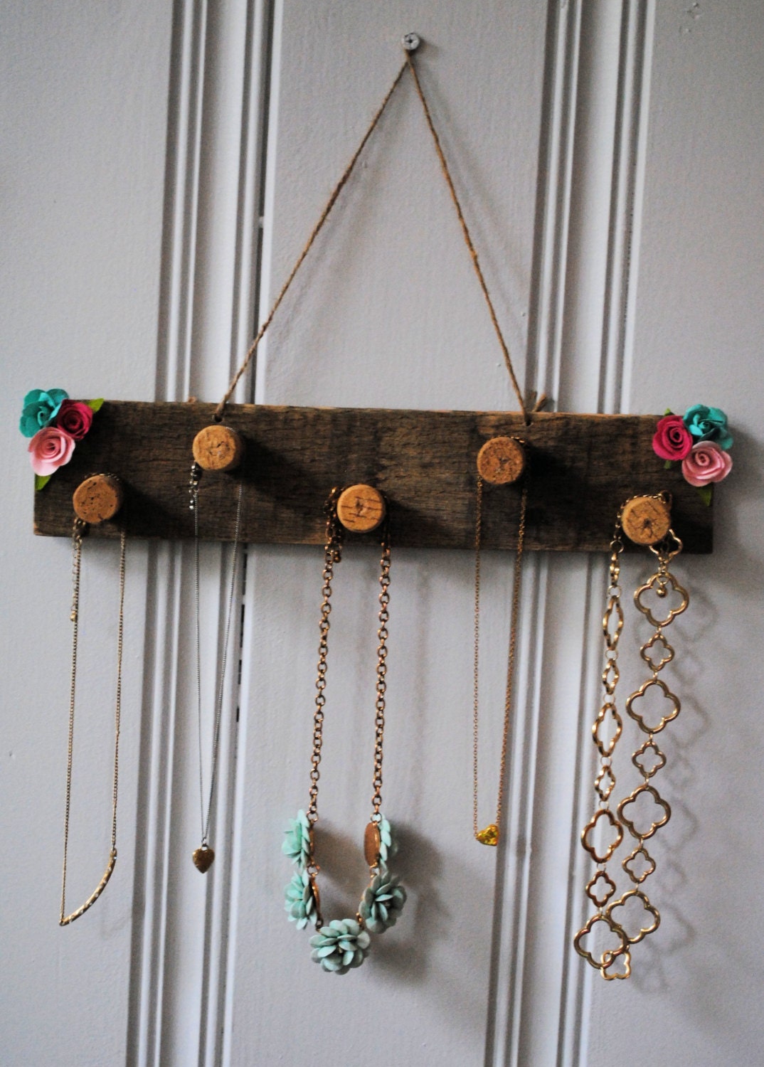 Cork Board Jewelry Holder