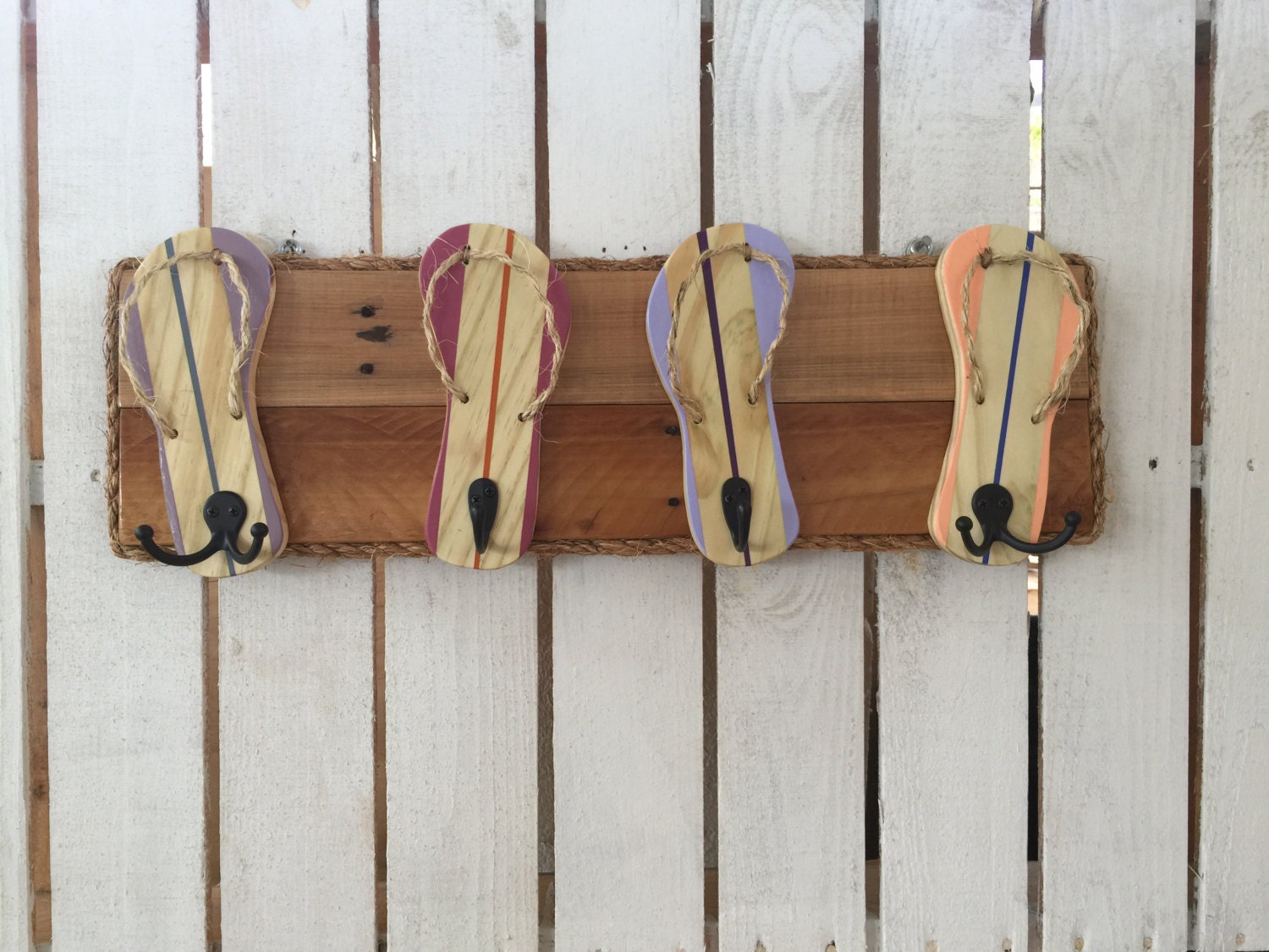 Flip Flop Towel Holder Outdoor shower hooks Bathroom towel