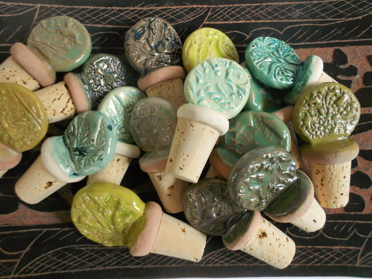 Download Wine stopper pottery embossed ceramic wine cork bottle stopper Yellowimages Mockups