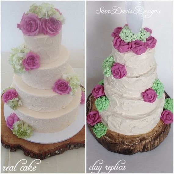  Wedding  Cake  Replica  Wedding  Cake  Ornament  1st Anniversary