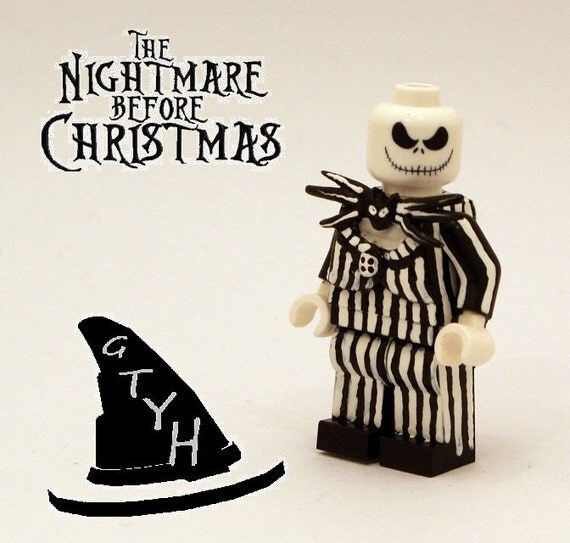Lego Custom Jack Skellington from by GandalfTheYellowHead on Etsy