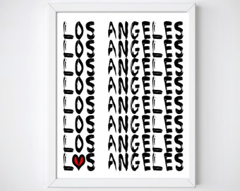 Los Angeles Wall Art los angeles wall art | etsy Los Angeles Wall Art los angeles wall art | etsy