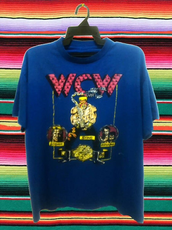 Vintage Wcw Shirt : Vintage 90's Wcw Nwo Wrestling T Shirt