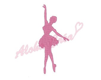 Machine Embroidery Design dancer ballerina (4 sizes) - Instant Digital Download