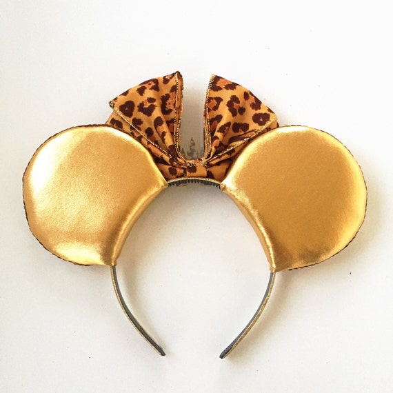 Animal Kingdom Disney Inspired Ears Leopard Print Mickey