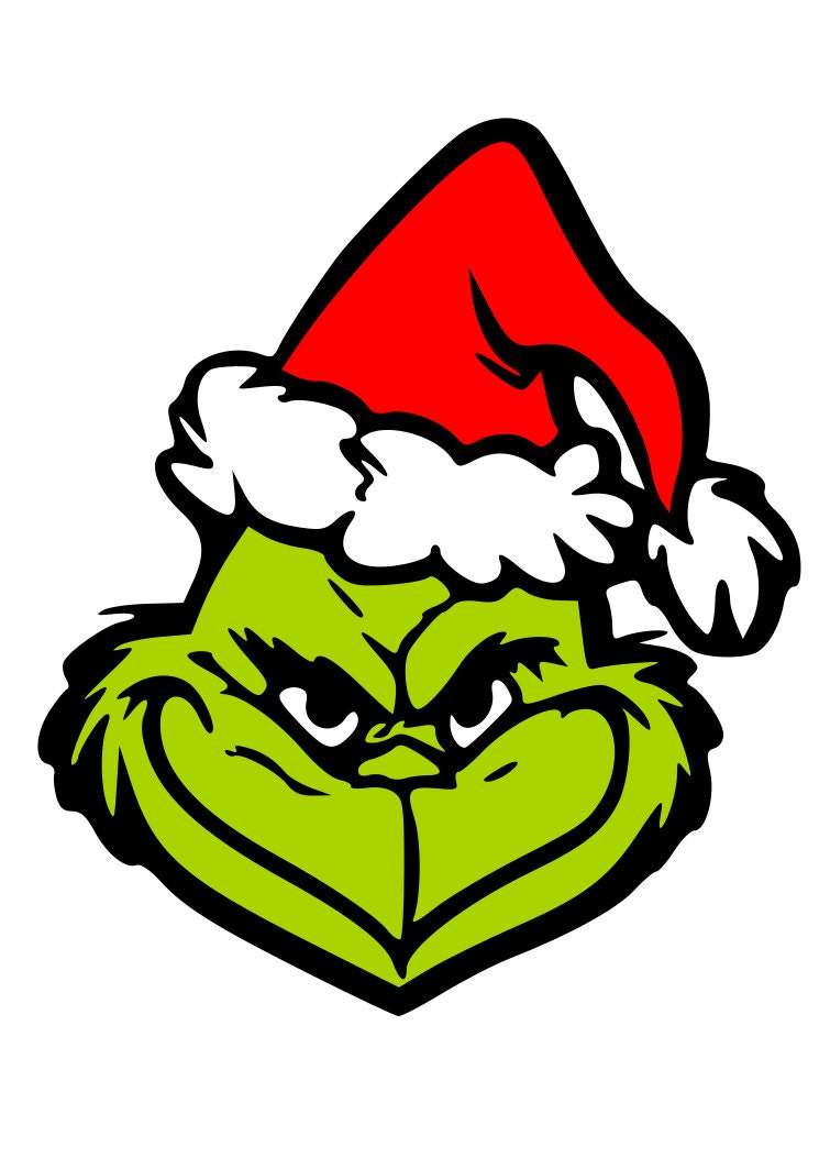 Download Grinch Head SVG PNG by DavidDesignShop on Etsy