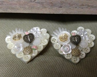 Valentine earrings, Nostalgic Valentine's Day, Valentine Accessories, Valentine hearts, Valentine Romance, Valentine Heart Earrings