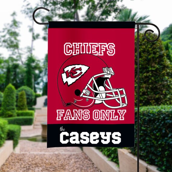Custom Kansas City Chiefs NFL Football Fan by WallToWallDesigns