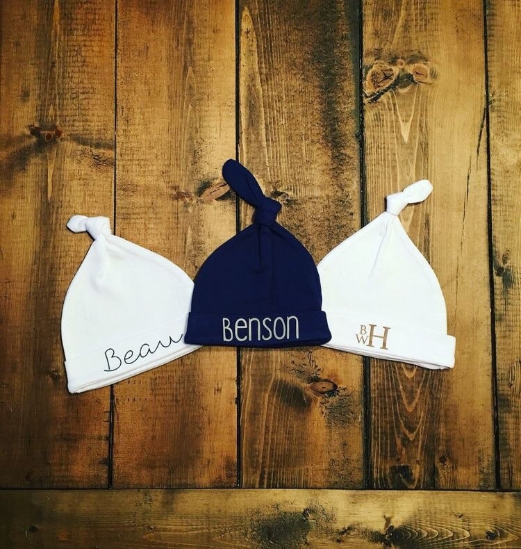 Personalized Newborn Hats Newborn Monogrammed Hat Newborn
