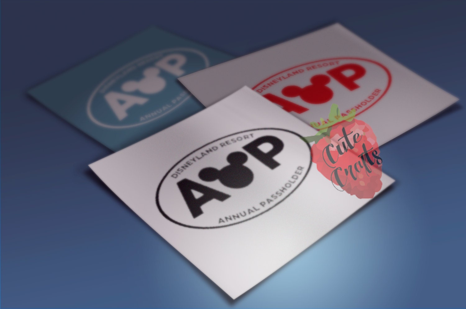 Disneyland Annual Passholder vinyl Decal for by BerryCuteCrafts