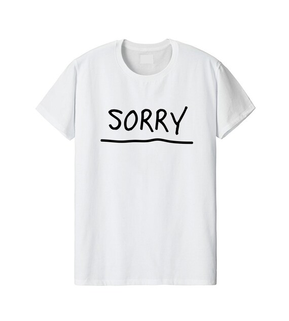 justin bieber sorry t shirt