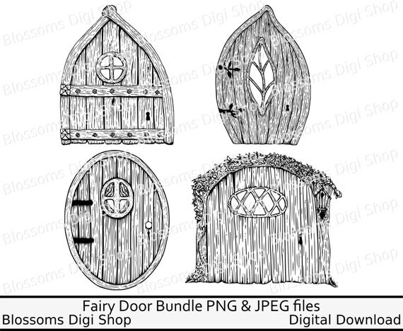 fairy door coloring pages - photo #15