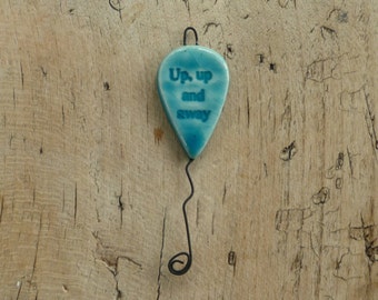 Balloon pendant 'up, up and away'