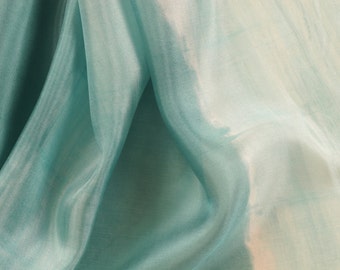 Hand painted silk scarf-Shades of blue/ Woman fashion scarf/ Painting on silk by Dimo/ High fashion scarf/ Ombre silk scarf/ Birthday gifts