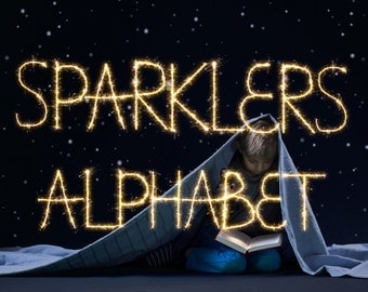 83 Sparklers Alphabet PhotoOverlays, Wedding overlays, sparkler overlays, wedding sparkler, photoshop overlays