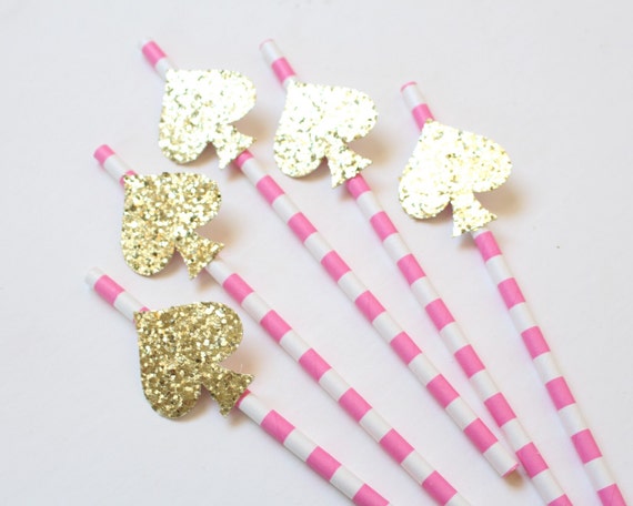 Beautiful Kate Spade Themed Party Straws