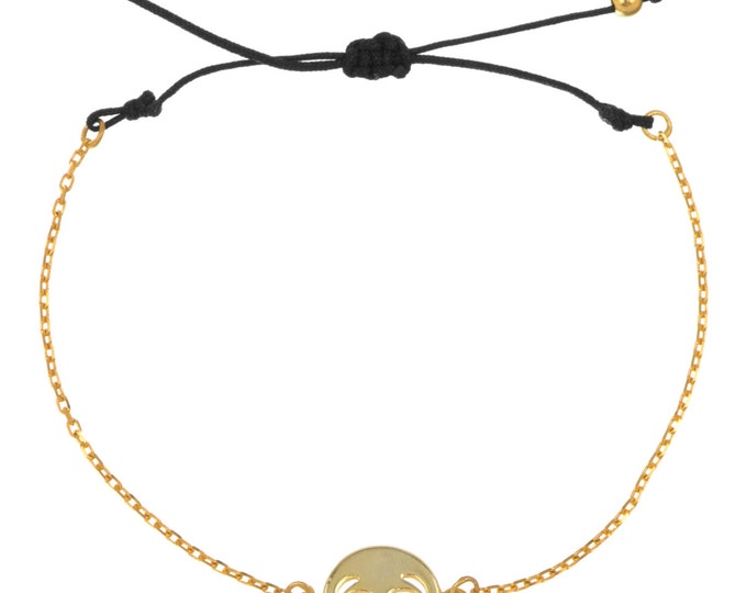 Emoji Bracelet Emoji Jewelry Charm Bracelet Emoji Charm Emoticon Adjustable Bracelet Smiley Face Bracelet 14k Gold Cubic Zirconia