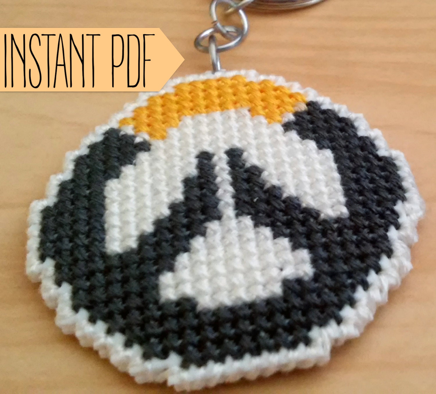 Overwatch Logo Cross Stitch Pattern PDF