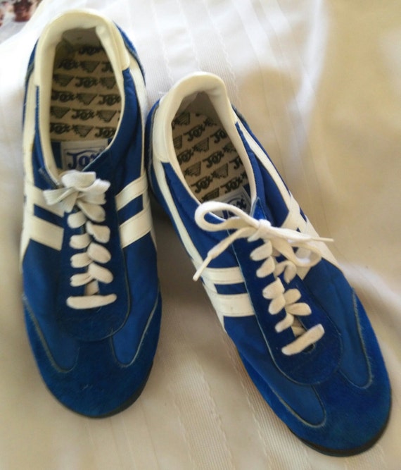Royal Blue with white trim JOX tennis shoes Blue with white
