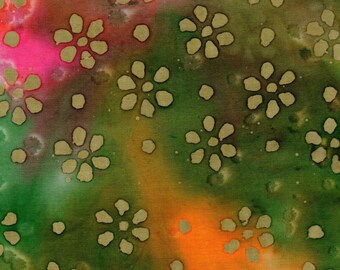 Batik 100% Cotton Fabric - Multi-Color # 14