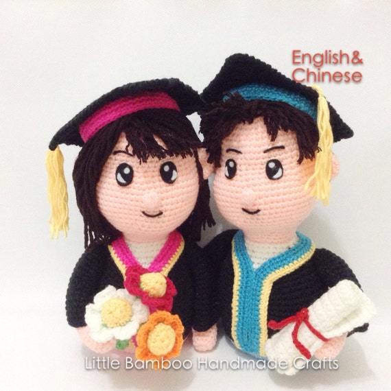 PATTERN - Graduation Couple - Crochet Pattern, pdf from ...
