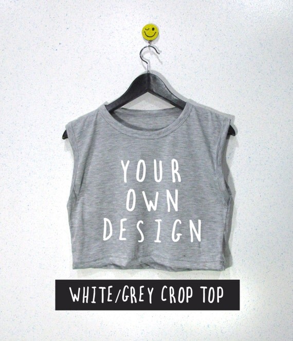 design your own crop tank top